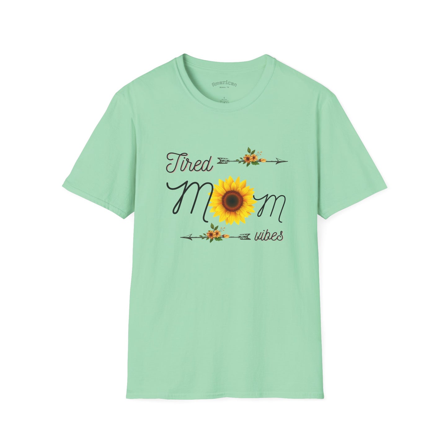 Tired Mom Vibes Unisex Softstyle T-Shirt