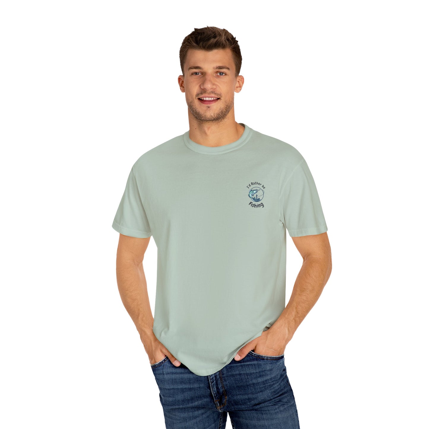 Casual Sunset Boat Tee - Garment-Dyed Unisex T-shirt for Dreamers and Adventurers