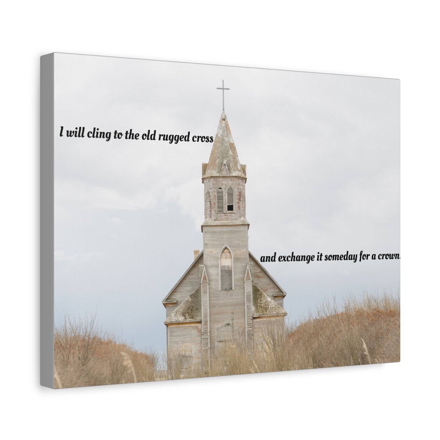 Inspirational Canvas Wall Art with Uplifting Quote