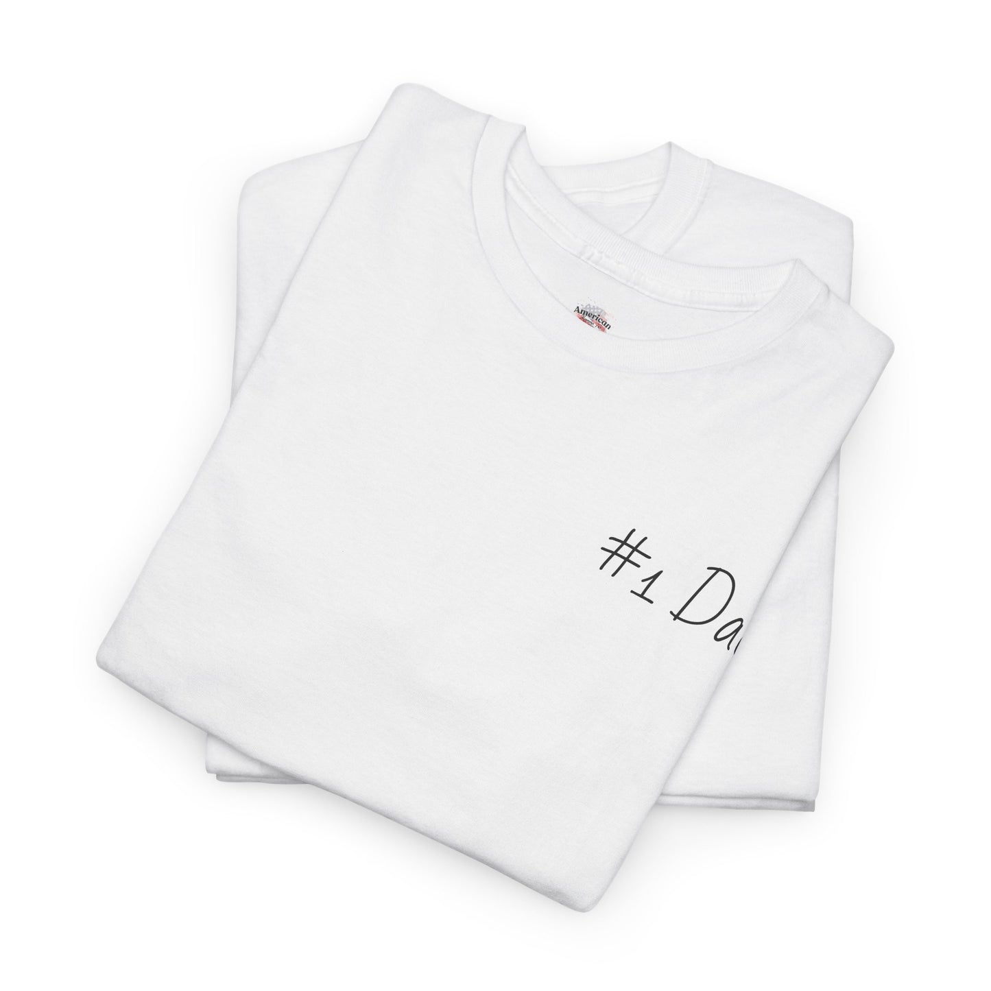 #1 Dad Unisex Heavy Cotton Tee - Best Dad Ever Shirt