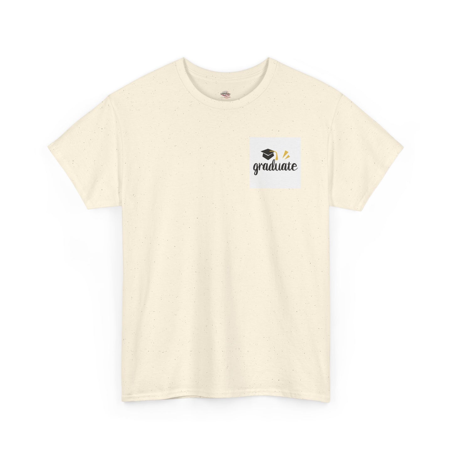 2025 Graduate Heavy Cotton Tee - Happy Graduation Design