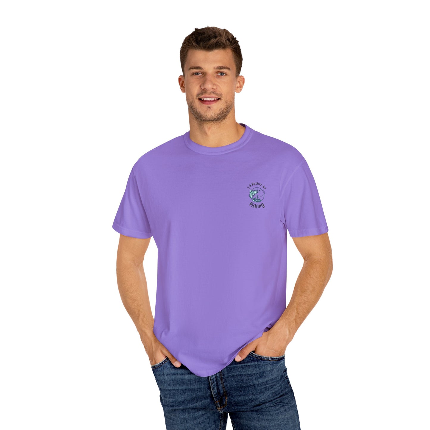 Casual Sunset Boat Tee - Garment-Dyed Unisex T-shirt for Dreamers and Adventurers