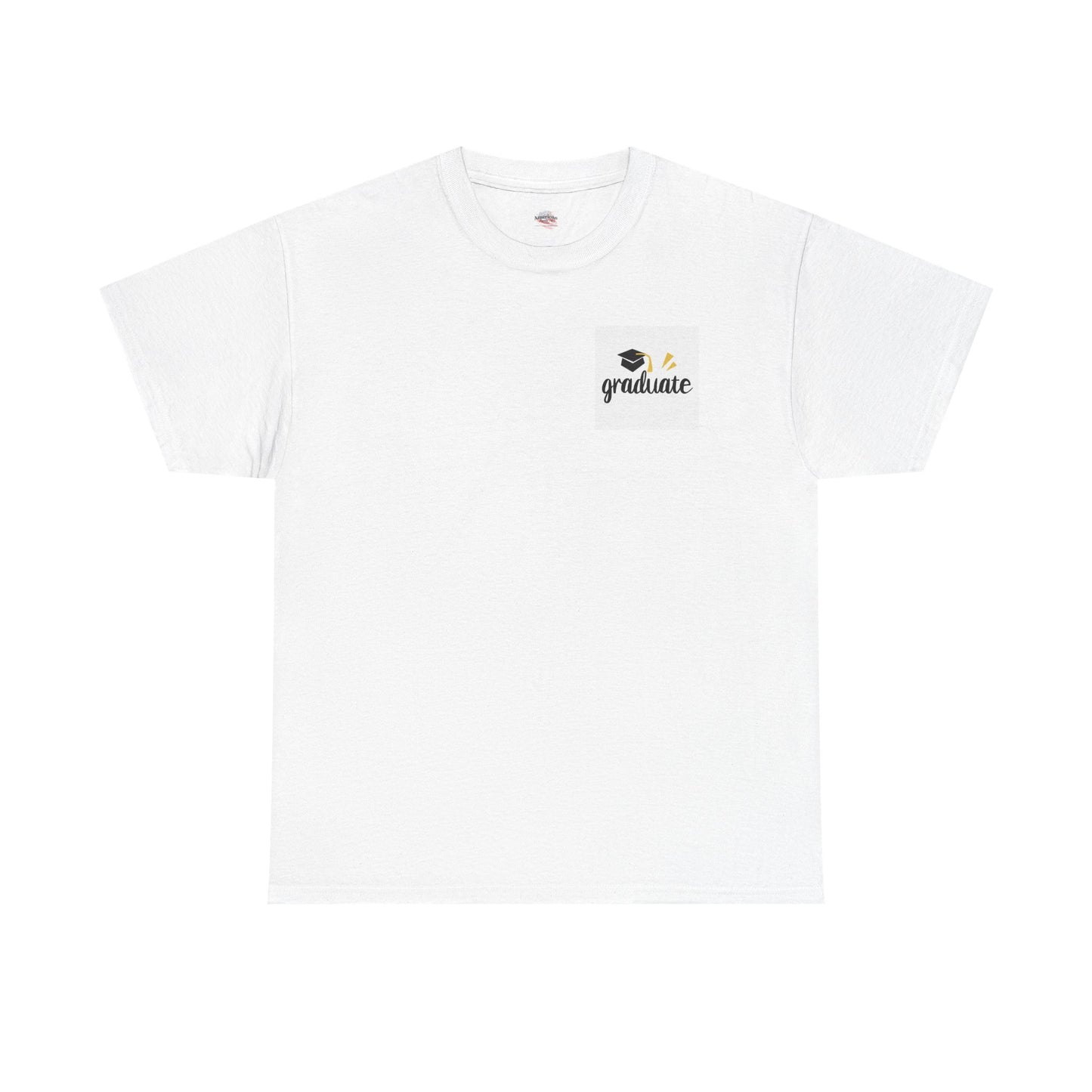 2025 Graduate Heavy Cotton Tee - Happy Graduation Design