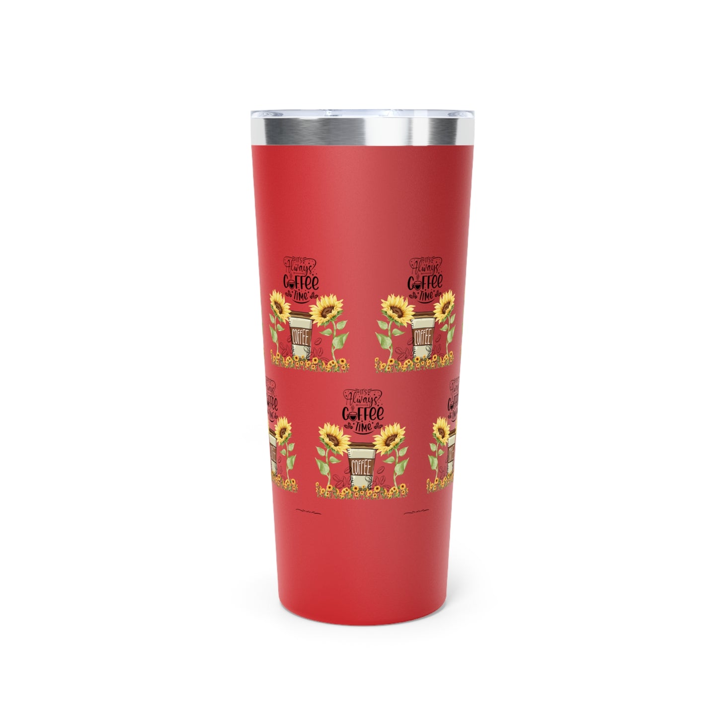 Sunflower Coffee Tumbler - 22oz Insulated Travel Mug for Coffee Lovers