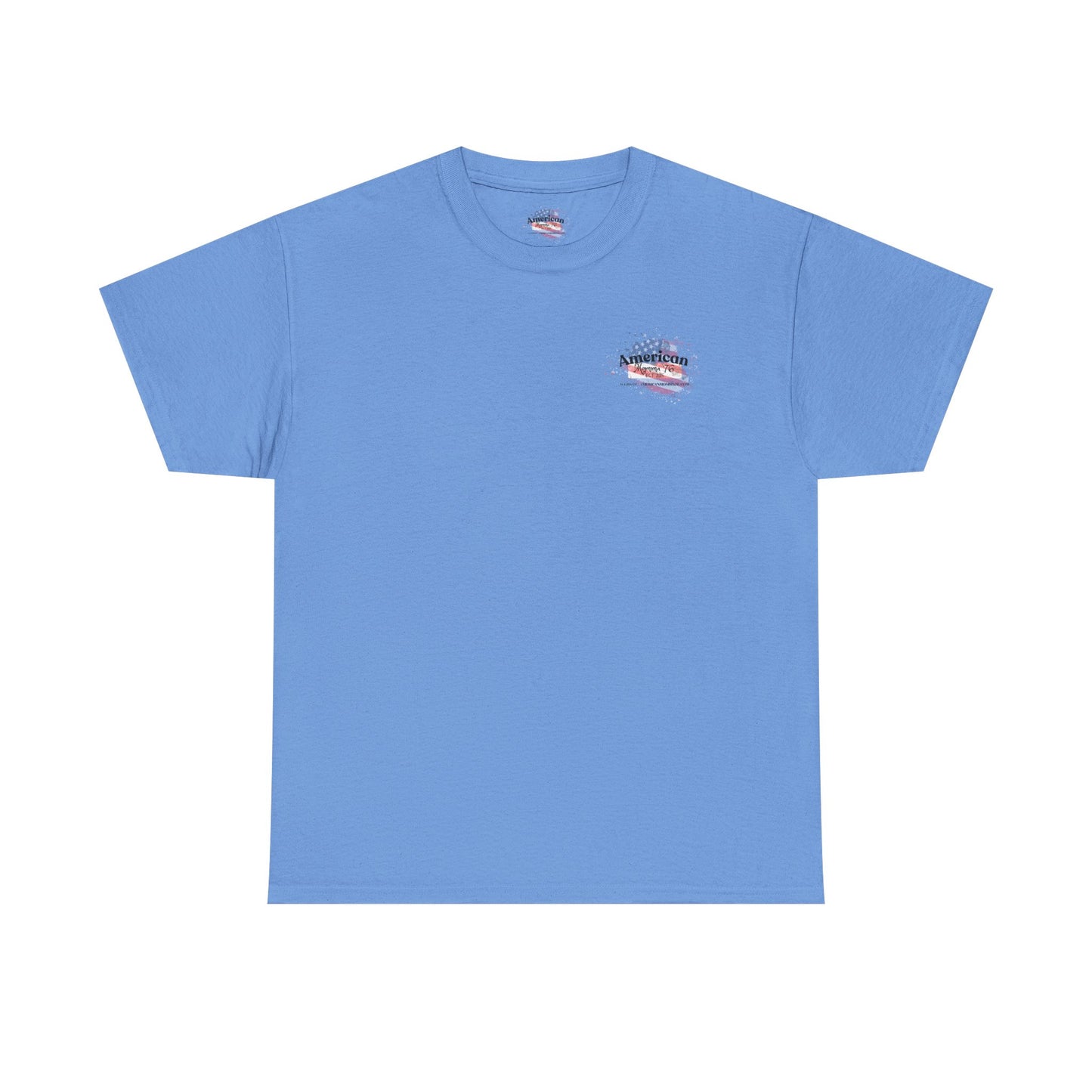 American Flag Unisex Heavy Cotton Tee – Vintage Style Graphic T-Shirt