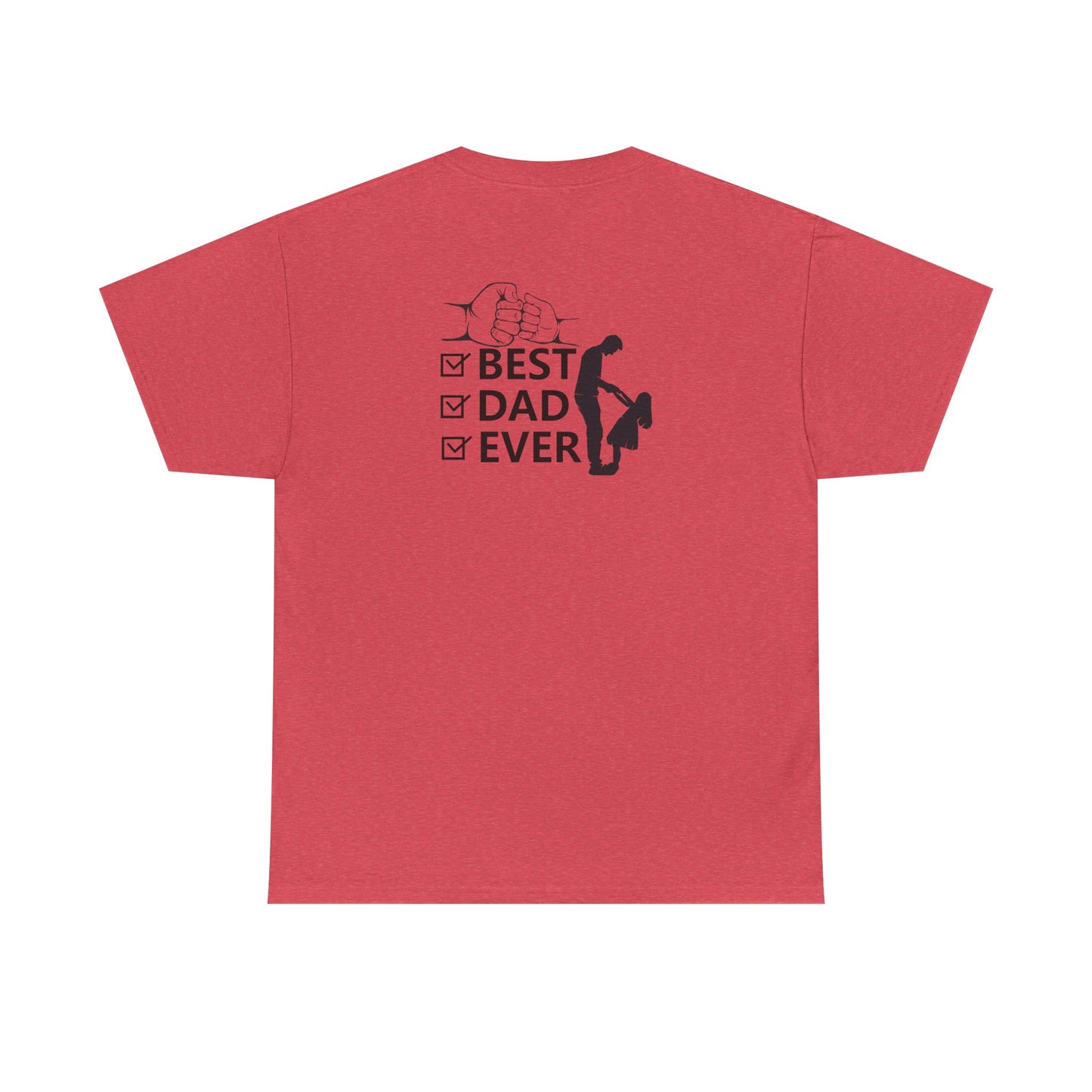 #1 Dad Unisex Heavy Cotton Tee - Best Dad Ever Shirt