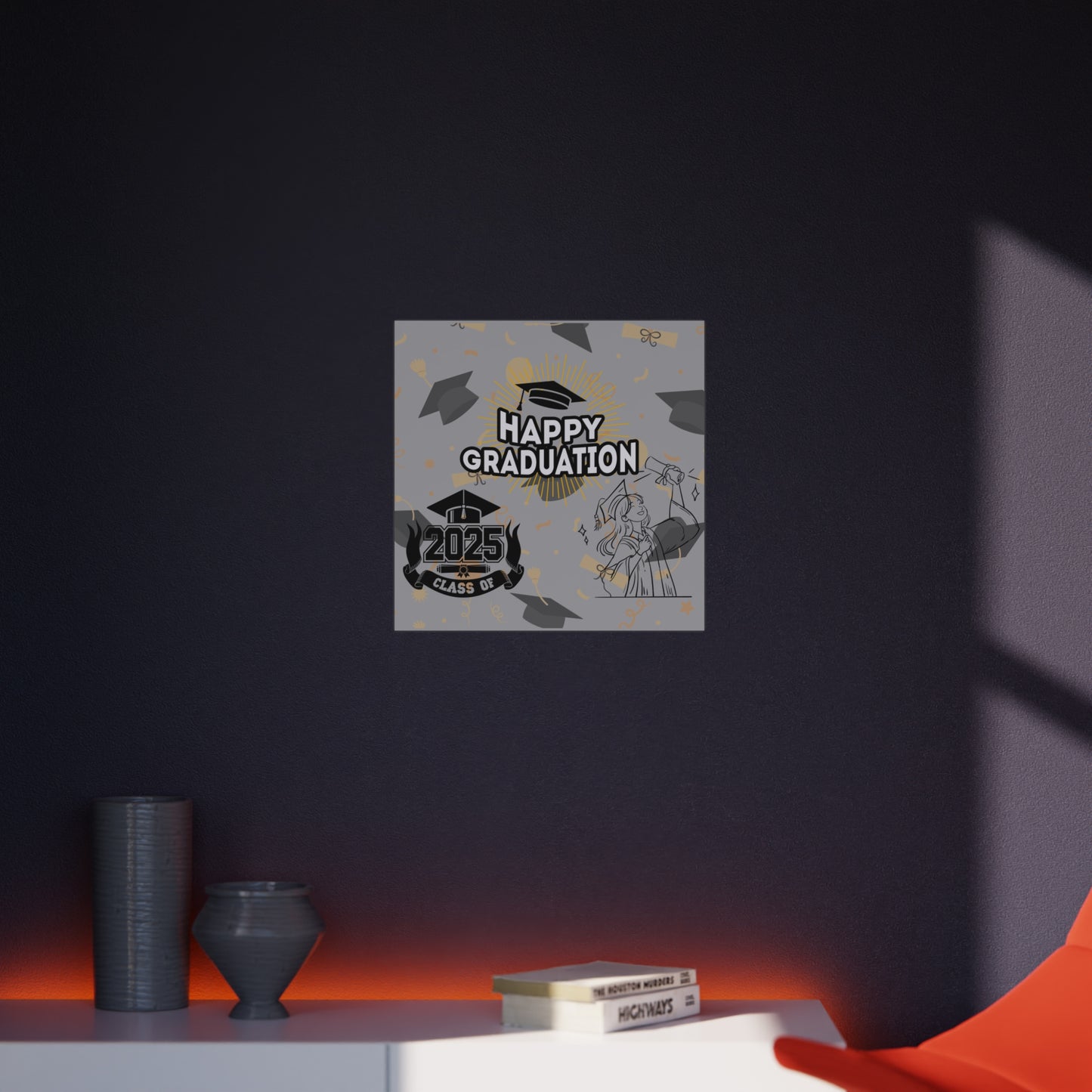 Graduation Foam Board Sign – Happy Graduation 2025 Decoration