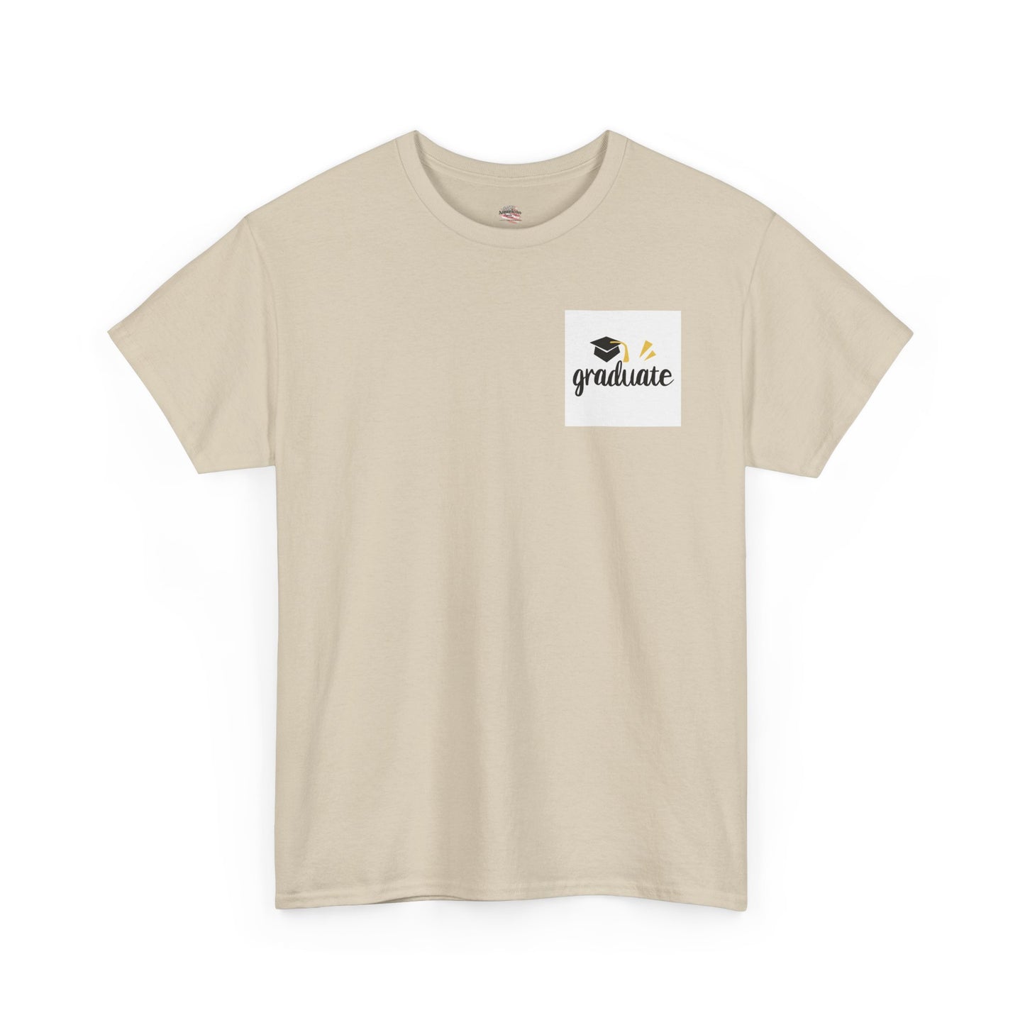 2025 Graduate Heavy Cotton Tee - Happy Graduation Design