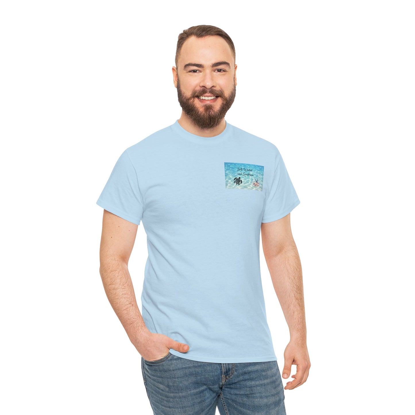 T-Shirt with Tropical Vibes, Perfect for Beach Lovers, Summer Outings, Vacation Wear, Unisex Casual Tee, Gift for Nature Enthusiasts