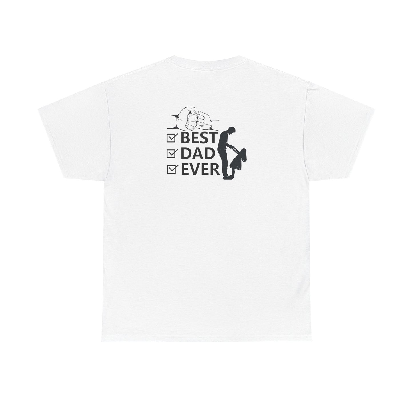 #1 Dad Unisex Heavy Cotton Tee - Best Dad Ever Shirt