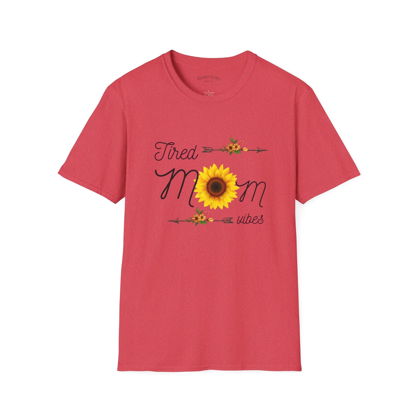 Tired Mom Vibes Unisex Softstyle T-Shirt
