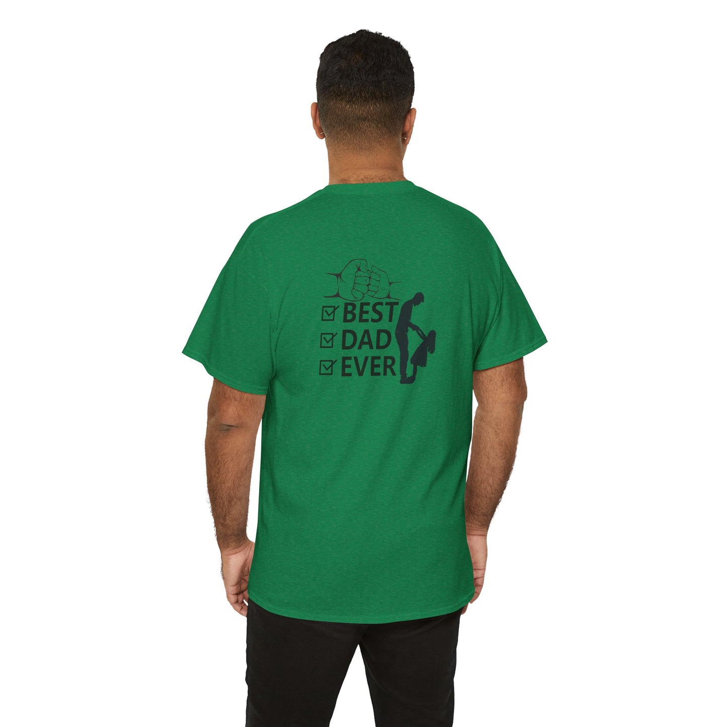 #1 Dad Unisex Heavy Cotton Tee - Best Dad Ever Shirt