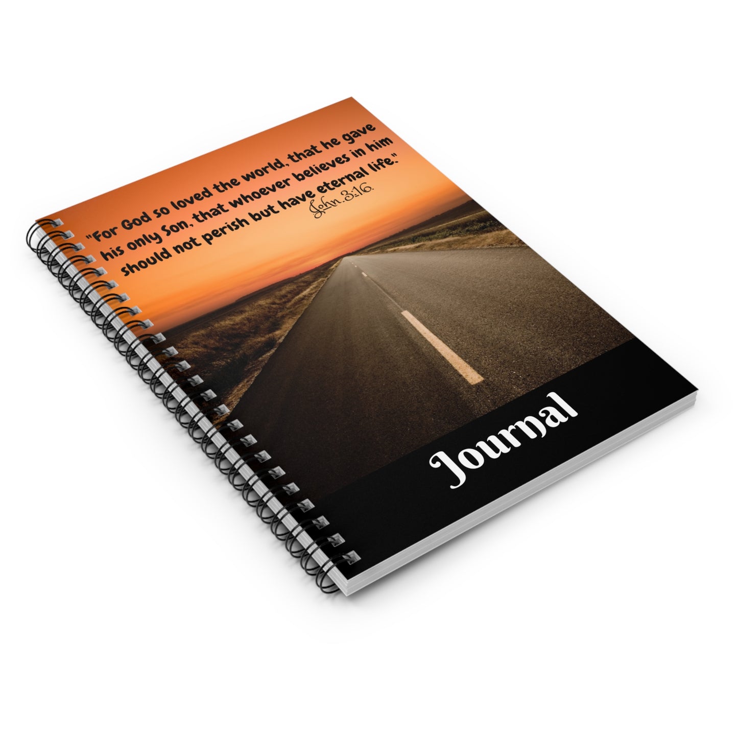 Inspirational Spiral Notebook - Ruled Lines, Motivational Journal, Christian Gift, Daily Planner, Writing Notebook, Scripture Journal