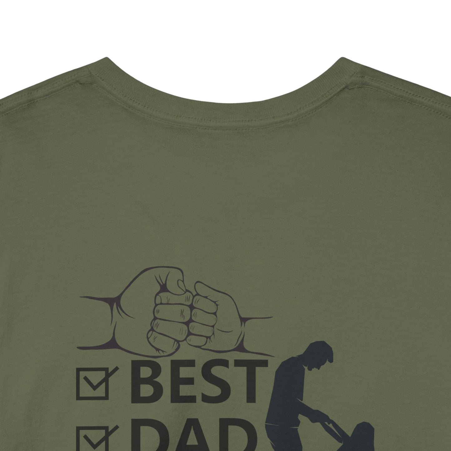 #1 Dad Unisex Heavy Cotton Tee - Best Dad Ever Shirt
