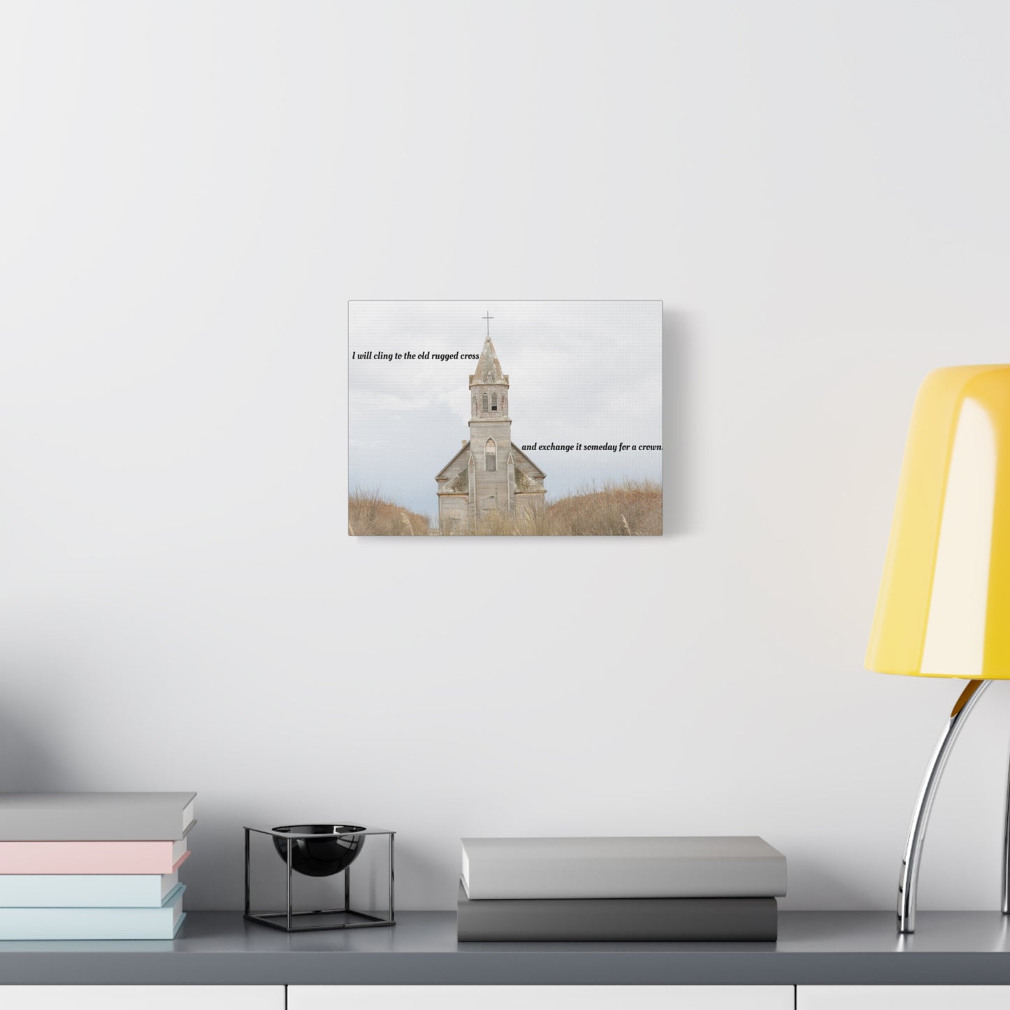 Inspirational Canvas Wall Art with Uplifting Quote