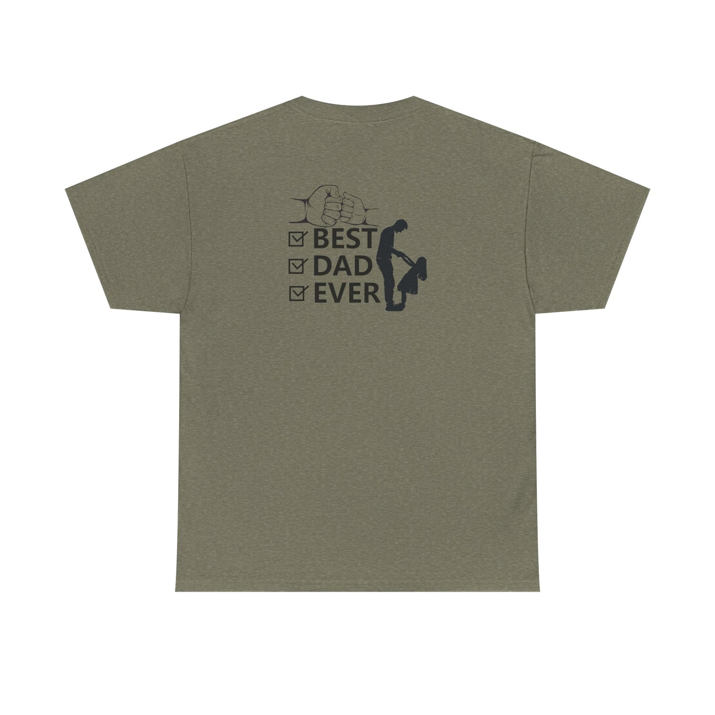 #1 Dad Unisex Heavy Cotton Tee - Best Dad Ever Shirt