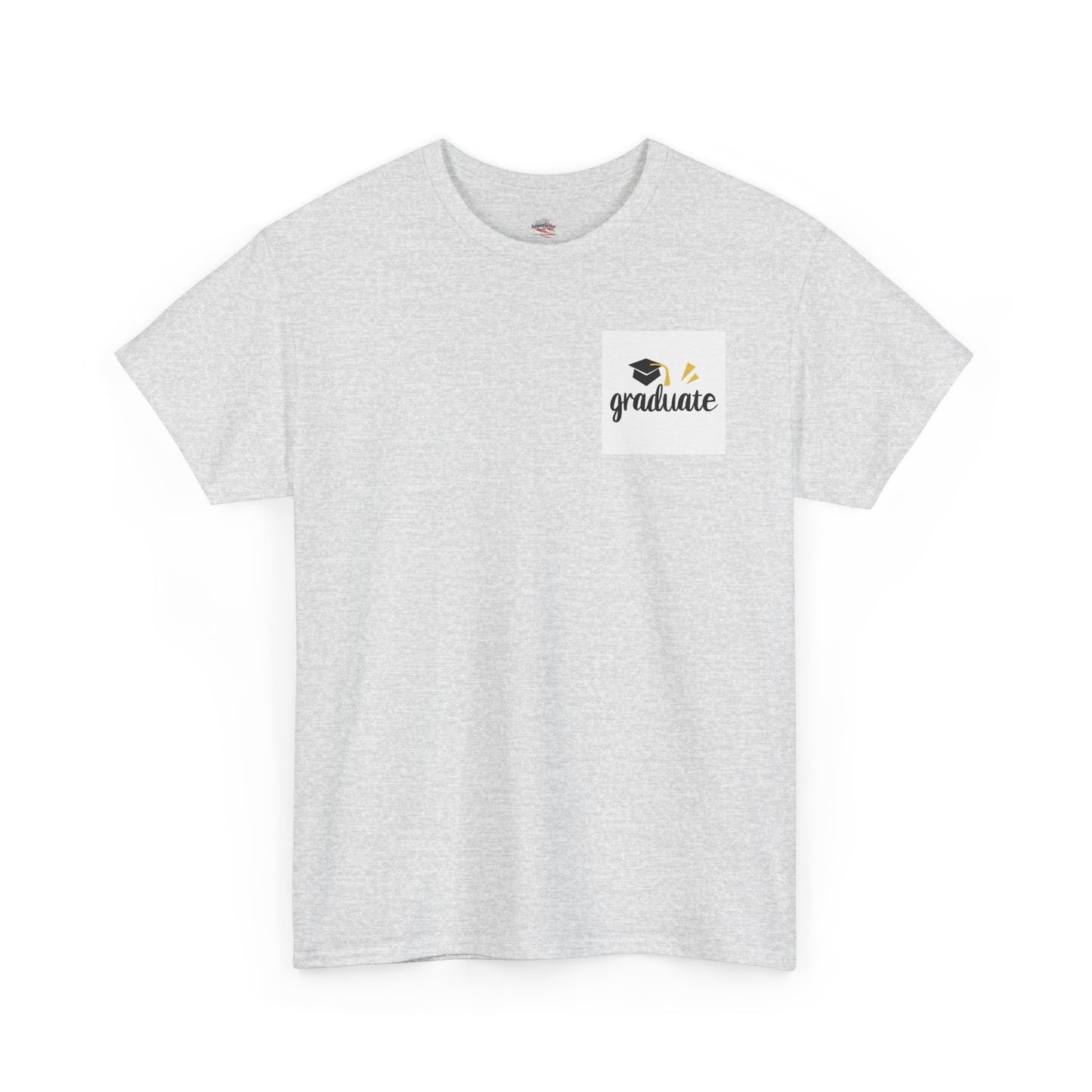 2025 Graduate Heavy Cotton Tee - Happy Graduation Design