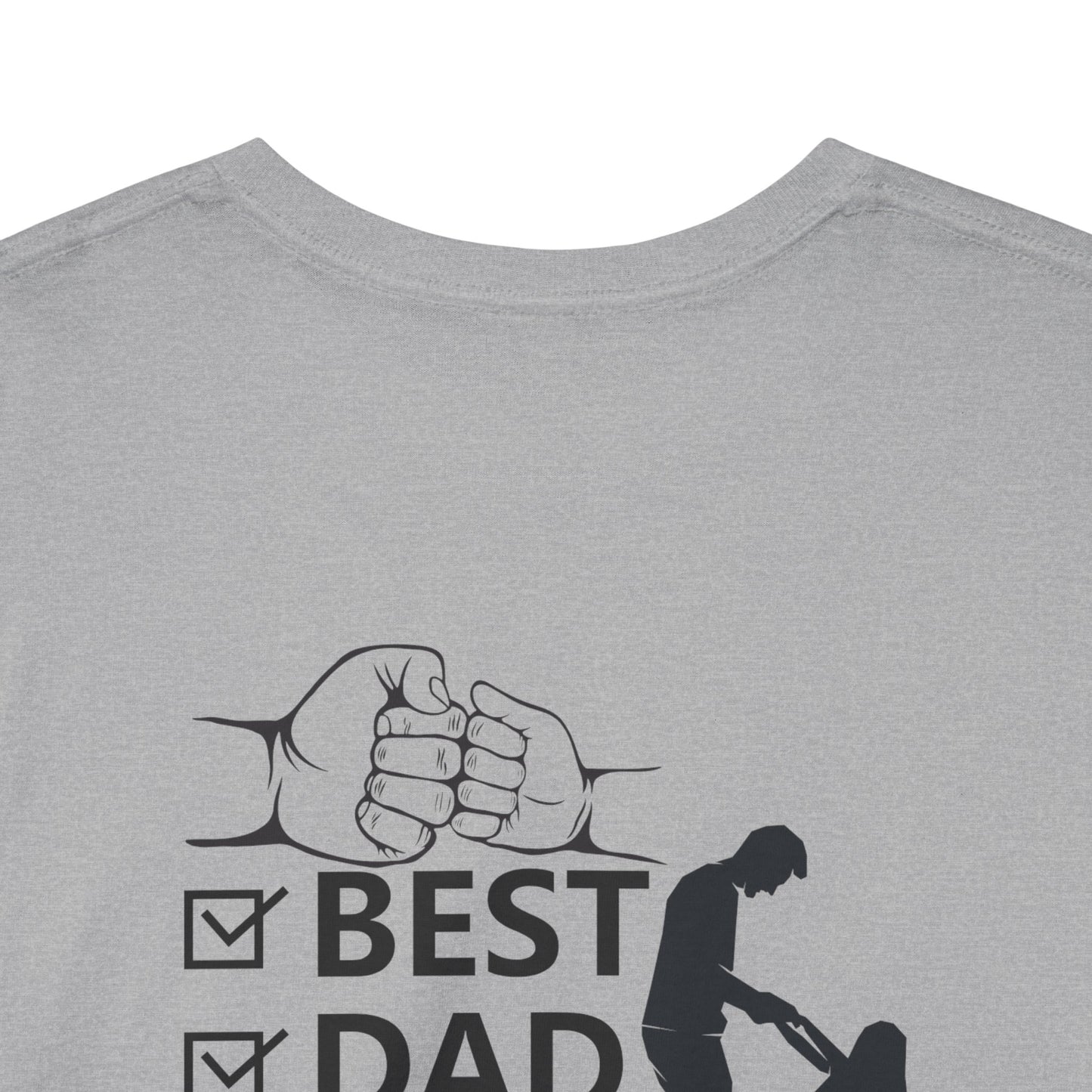 #1 Dad Unisex Heavy Cotton Tee - Best Dad Ever Shirt