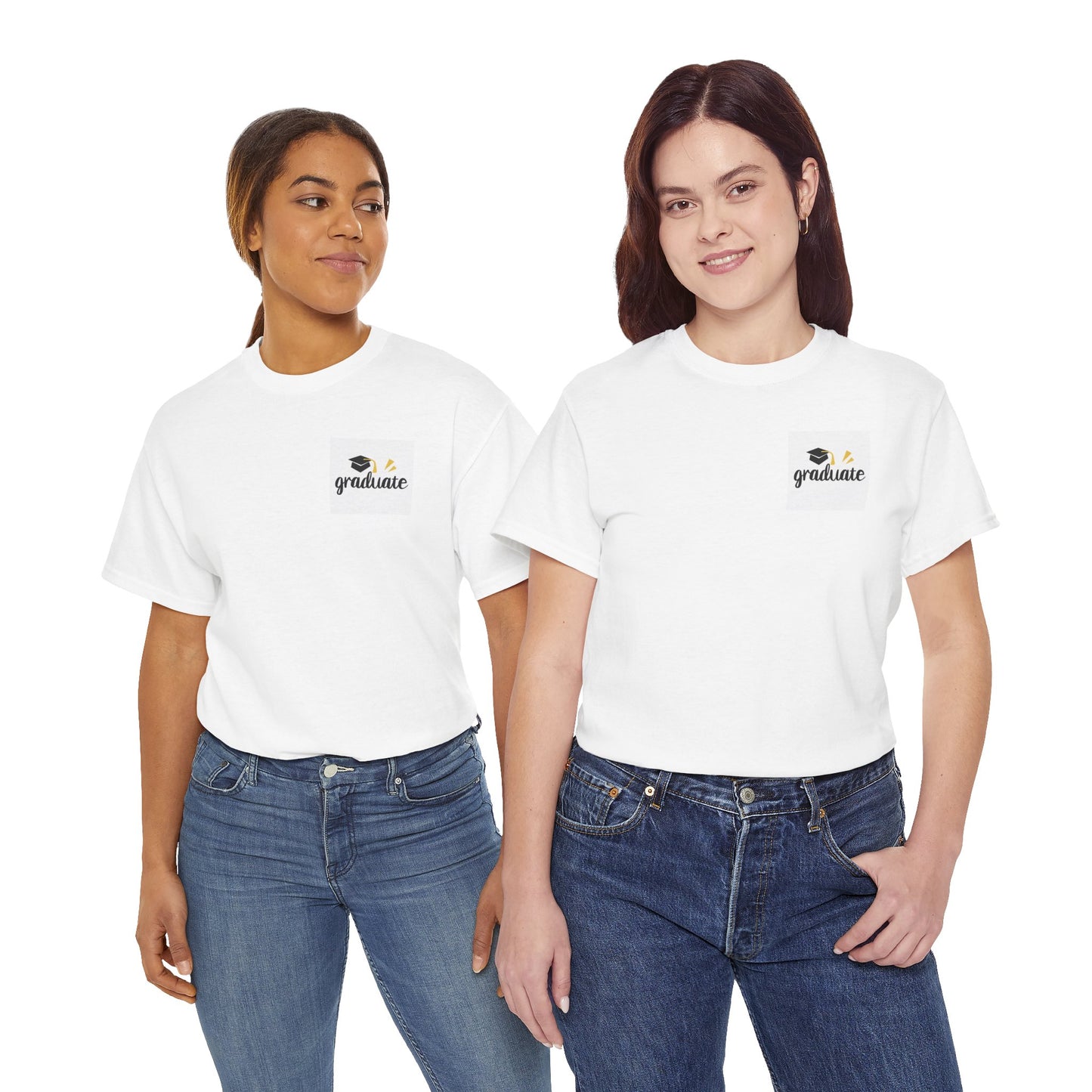 2025 Graduate Heavy Cotton Tee - Happy Graduation Design