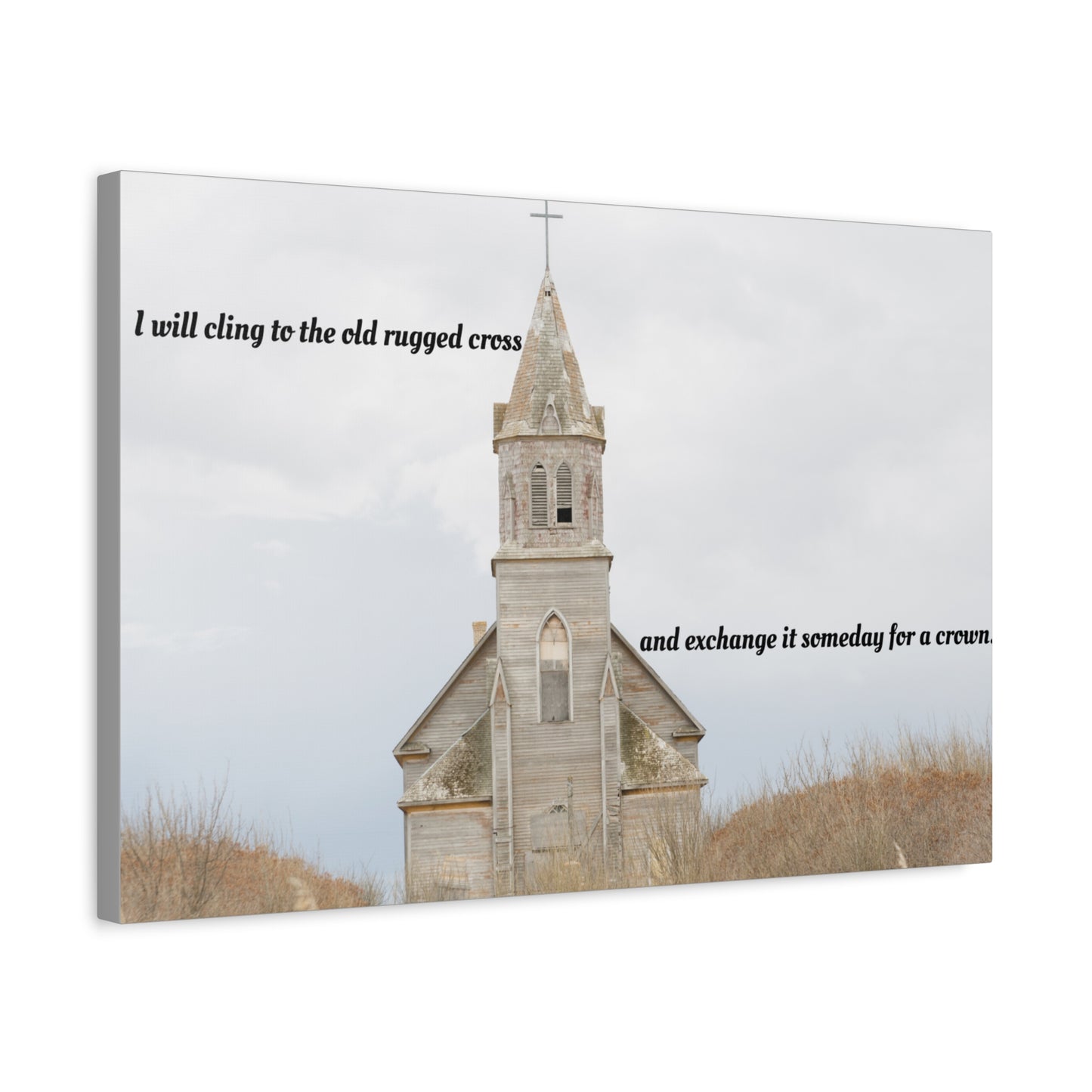 Inspirational Canvas Wall Art with Uplifting Quote