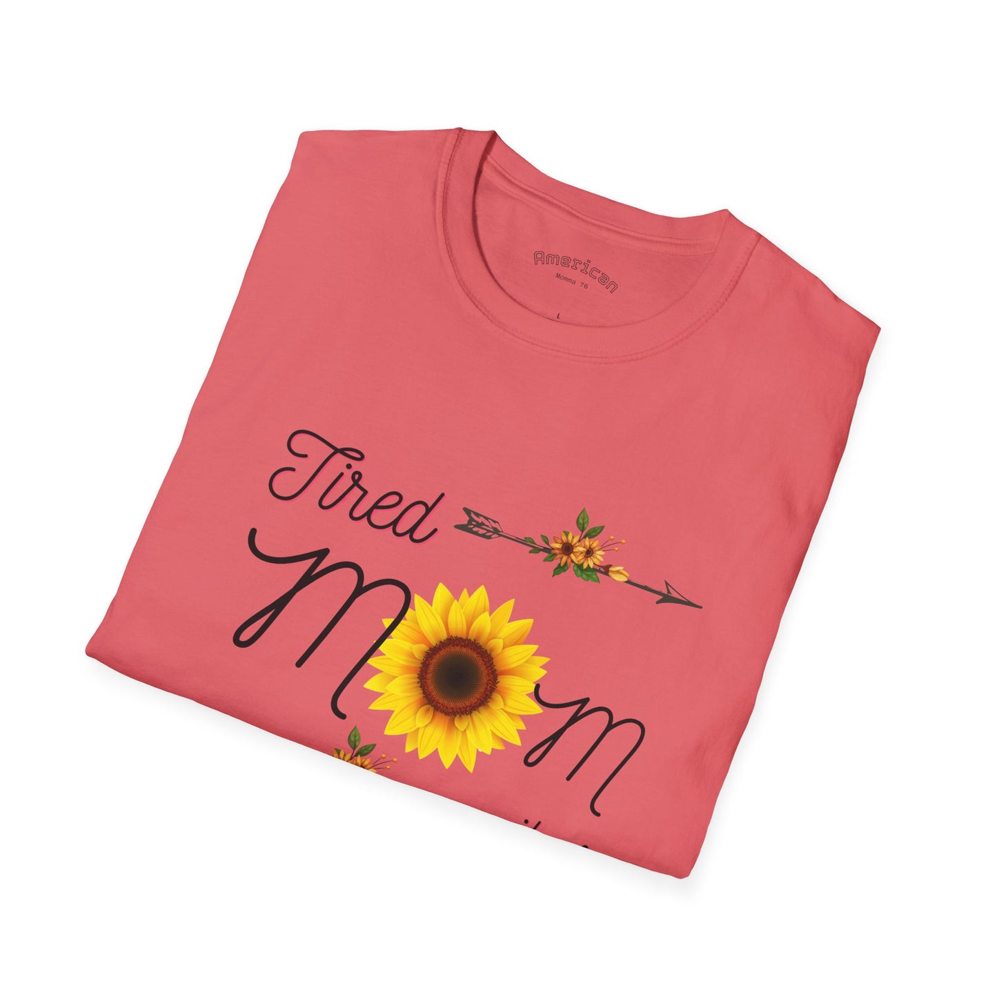 Tired Mom Vibes Unisex Softstyle T-Shirt