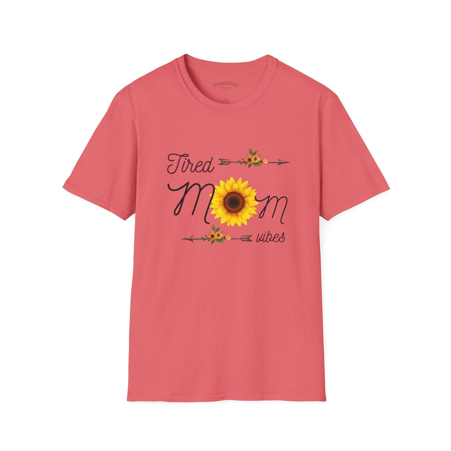 Tired Mom Vibes Unisex Softstyle T-Shirt