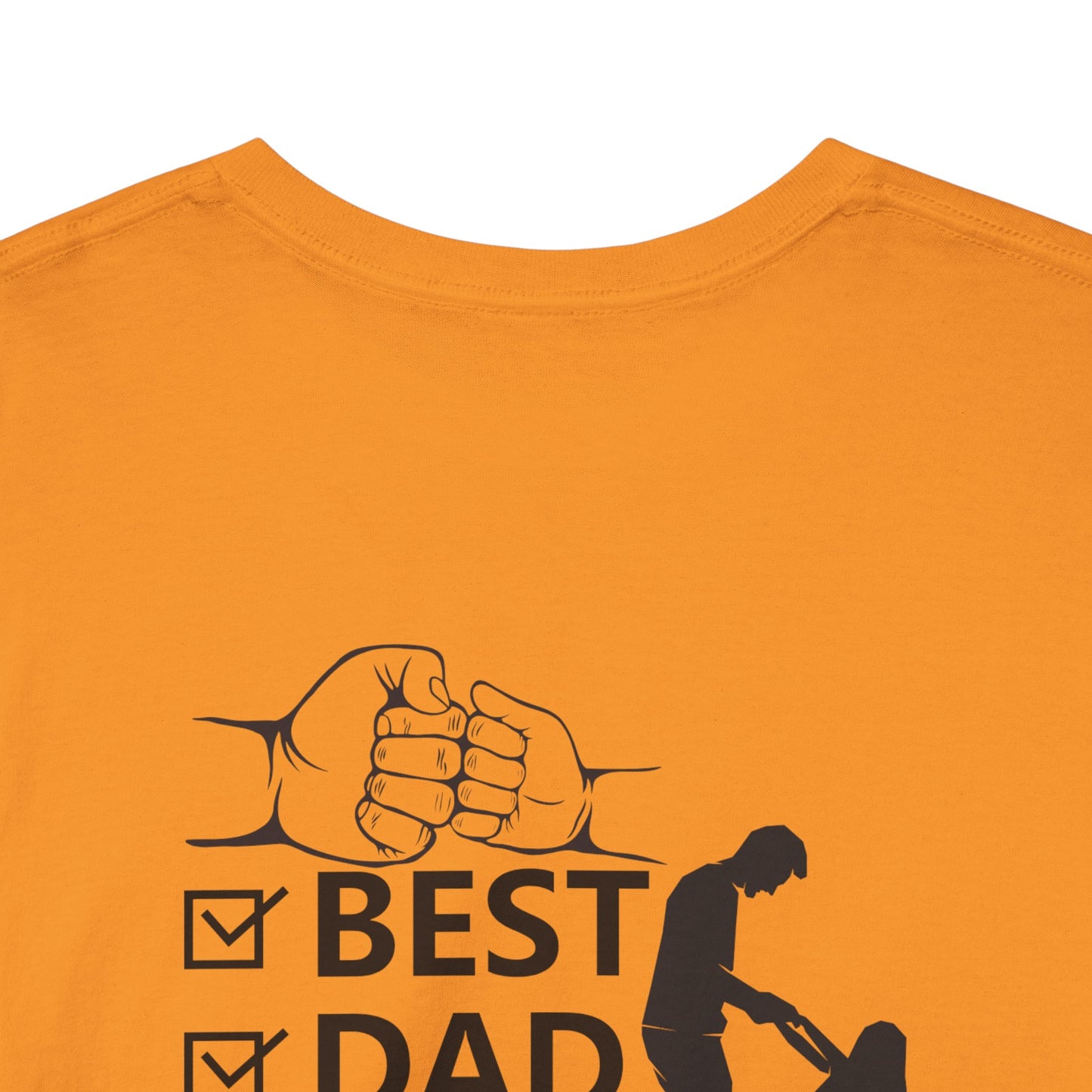 #1 Dad Unisex Heavy Cotton Tee - Best Dad Ever Shirt