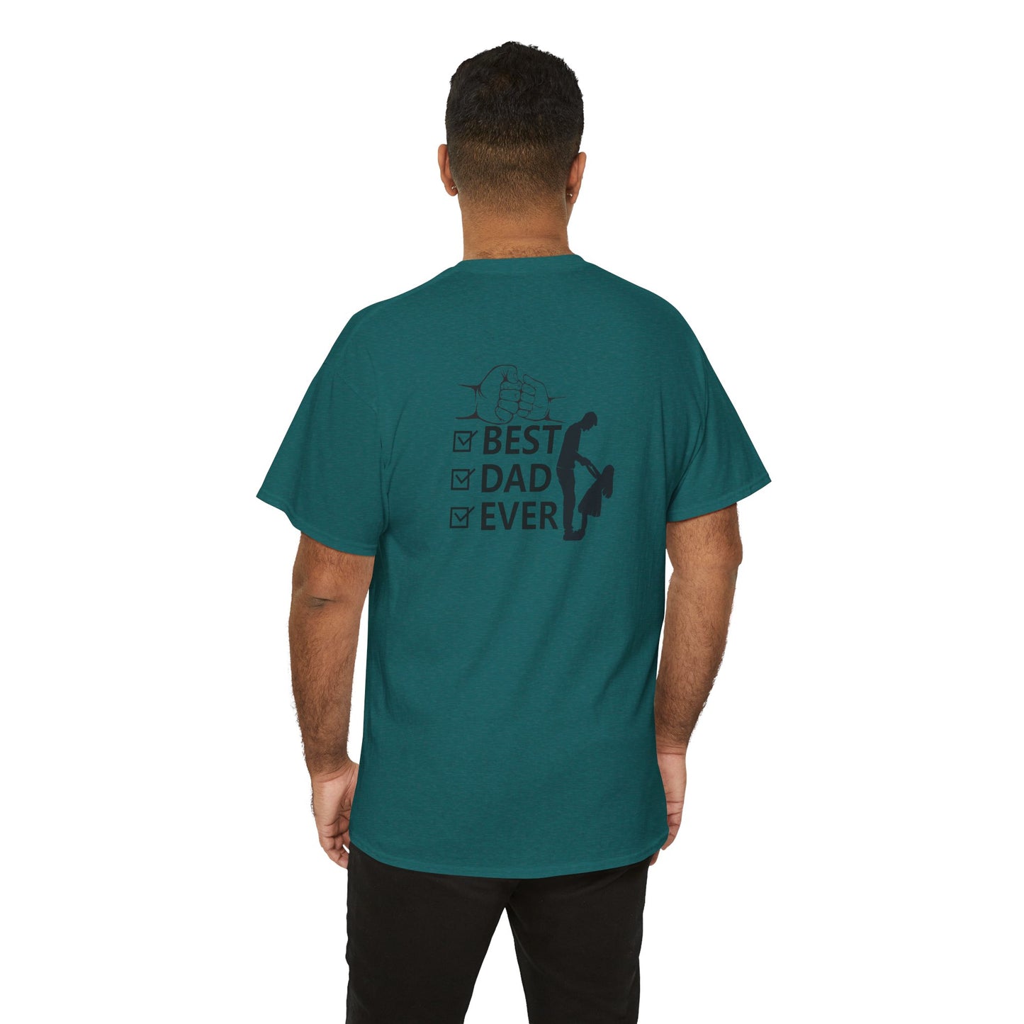 #1 Dad Unisex Heavy Cotton Tee - Best Dad Ever Shirt