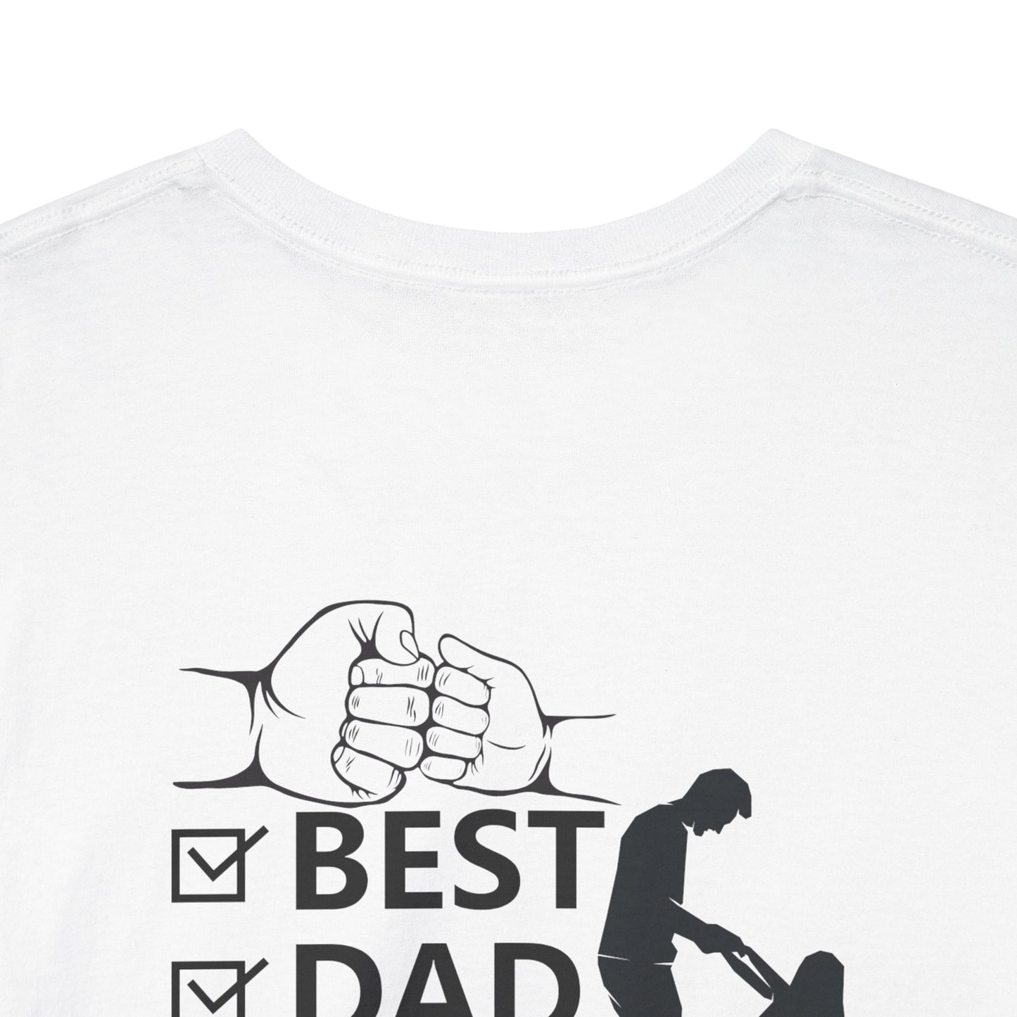 #1 Dad Unisex Heavy Cotton Tee - Best Dad Ever Shirt