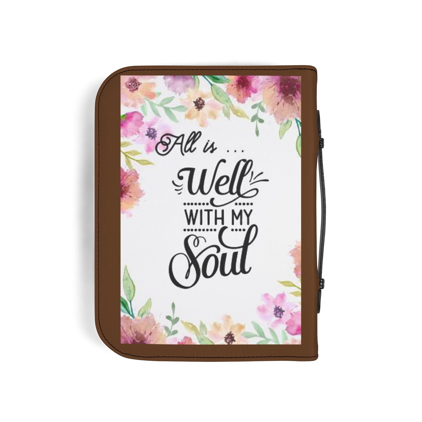 Inspirational Bible Cover, Faith Journal Case, Christian Organizer, Scripture Holder, Gift for Prayer and Devotion