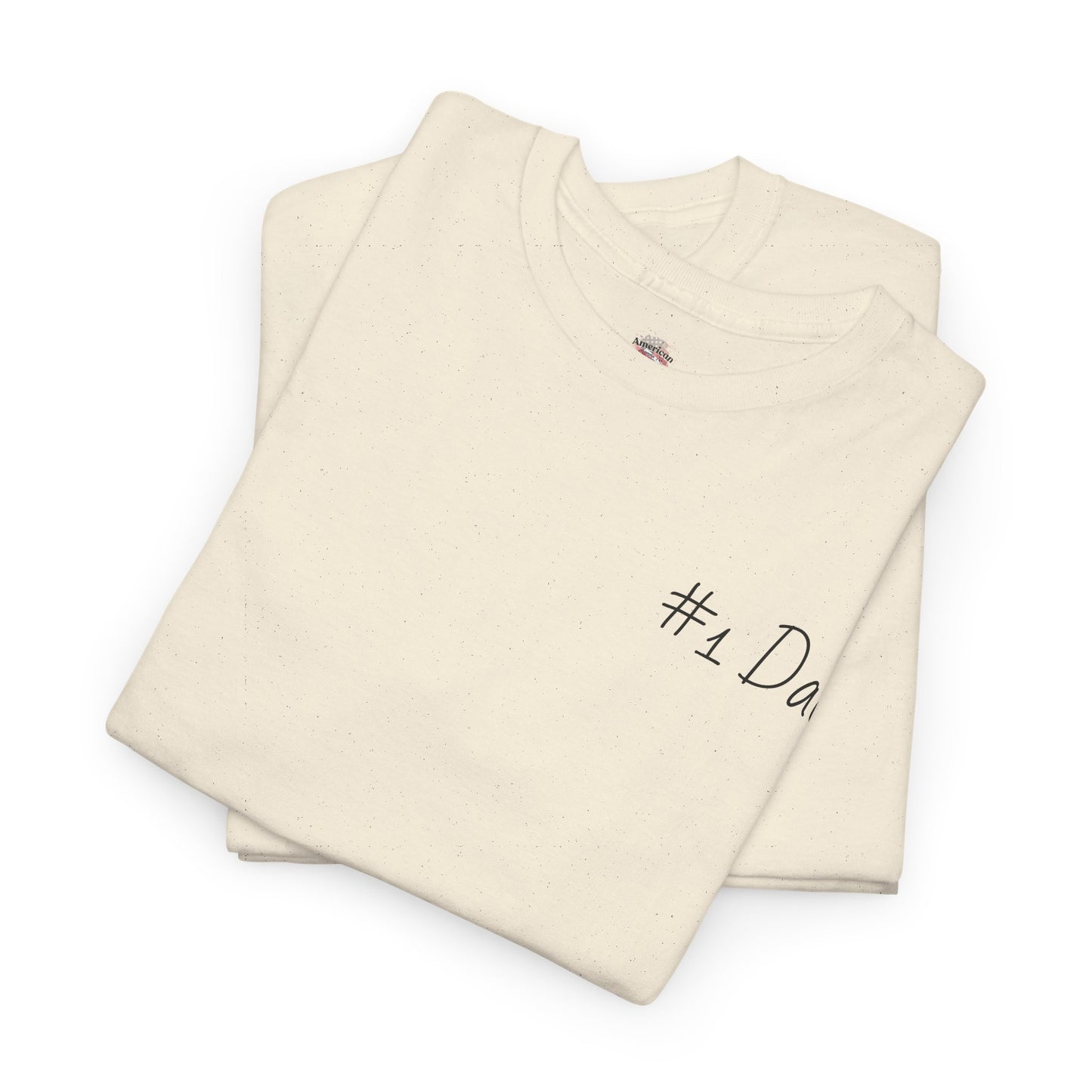 #1 Dad Unisex Heavy Cotton Tee - Best Dad Ever Shirt