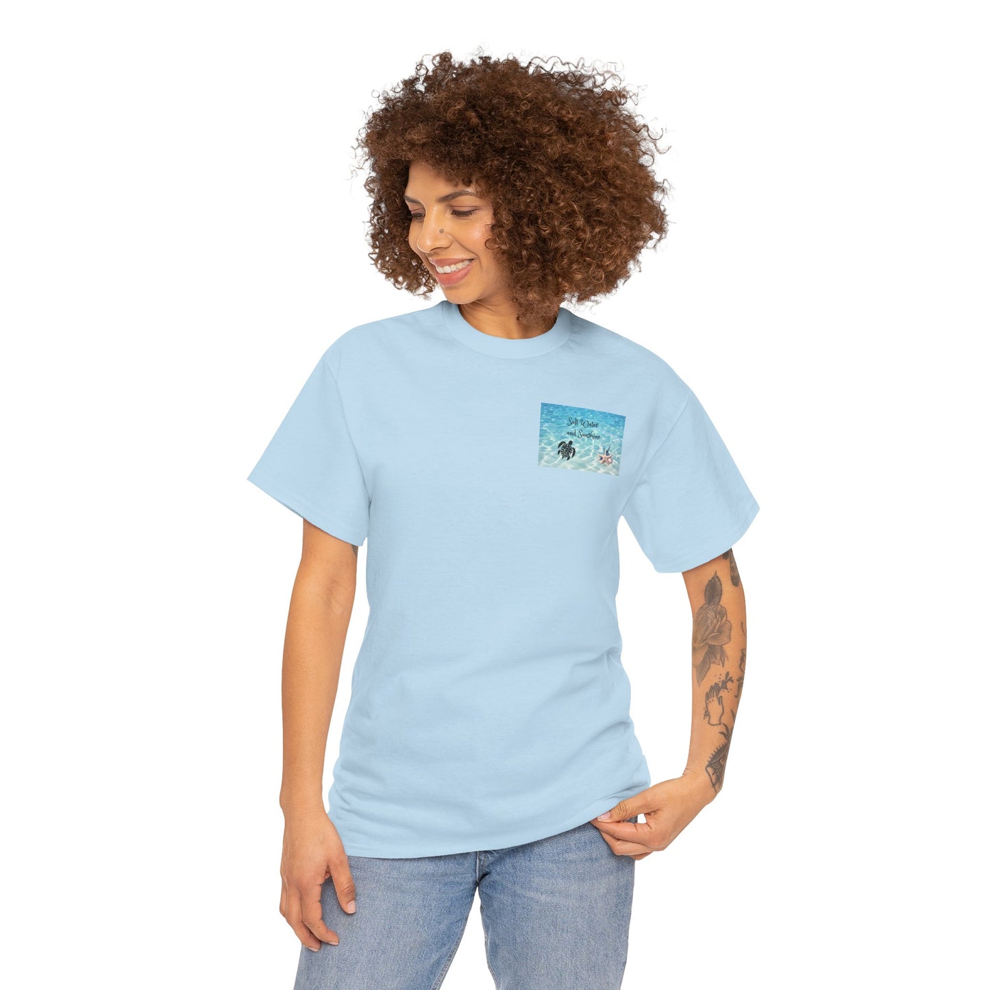 T-Shirt with Tropical Vibes, Perfect for Beach Lovers, Summer Outings, Vacation Wear, Unisex Casual Tee, Gift for Nature Enthusiasts