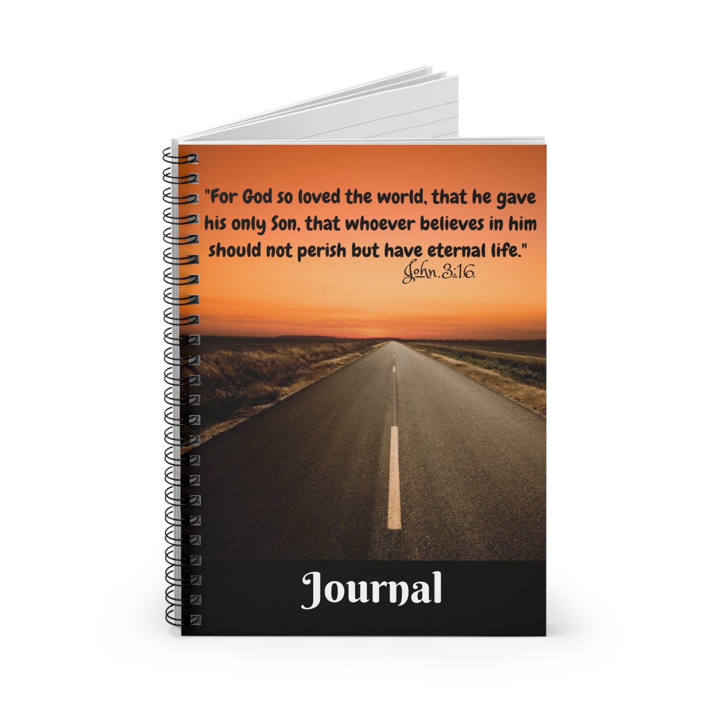 Inspirational Spiral Notebook - Ruled Lines, Motivational Journal, Christian Gift, Daily Planner, Writing Notebook, Scripture Journal