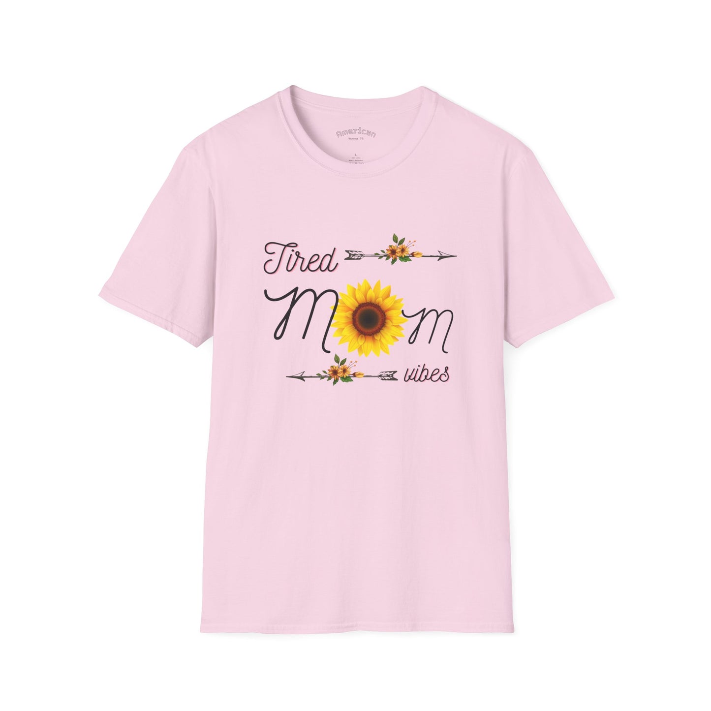 Tired Mom Vibes Unisex Softstyle T-Shirt