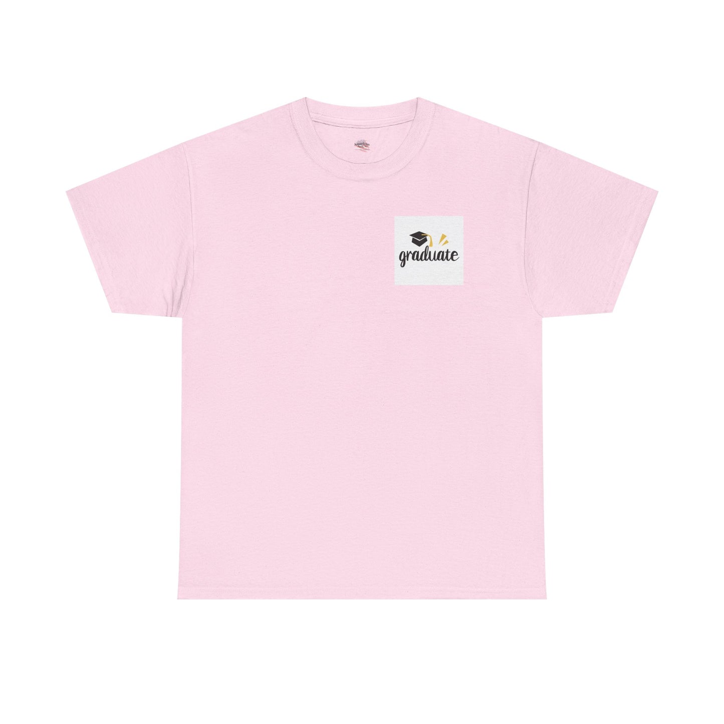 2025 Graduate Heavy Cotton Tee - Happy Graduation Design