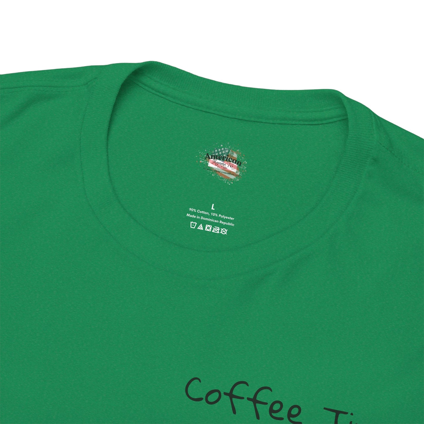 Coffee Time Unisex Heavy Cotton Tee - Faith & Caffeine Inspiration