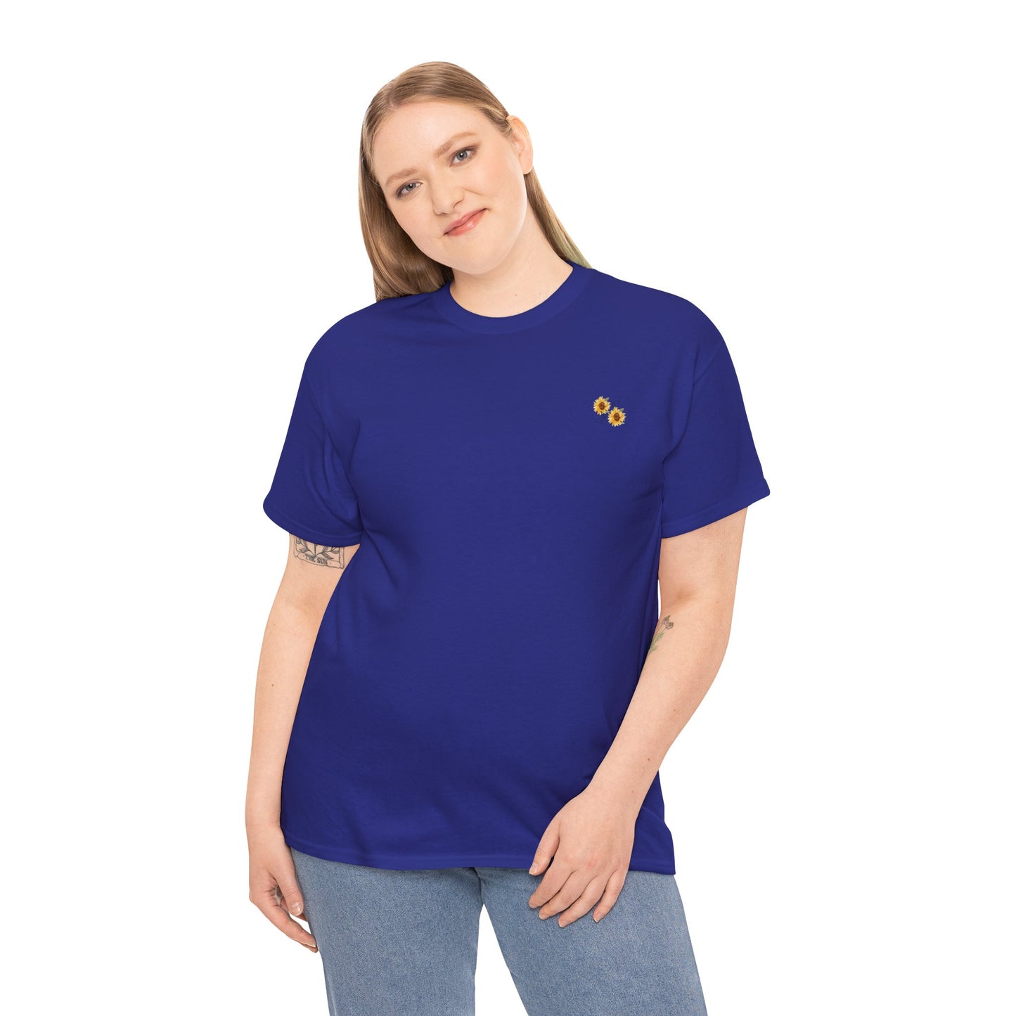 Sunflower Scenic Tee, Nature Lover T-Shirt, Summer Outfit, Gift for Her, Casual Wear