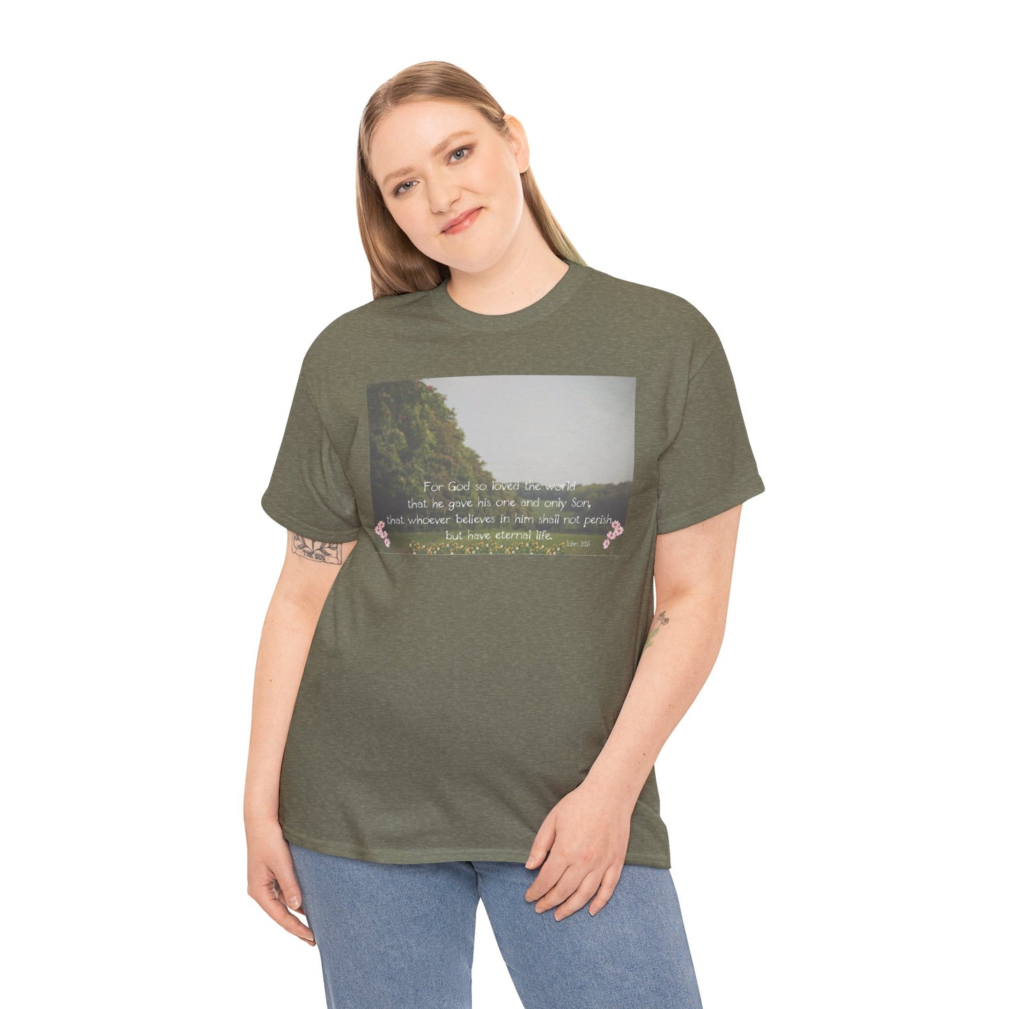 Nature-Inspired Unisex Heavy Cotton Tee, Inspirational Shirt for Outdoor Lovers, Casual Everyday Wear, Gift for Nature Enthusiasts, [...]