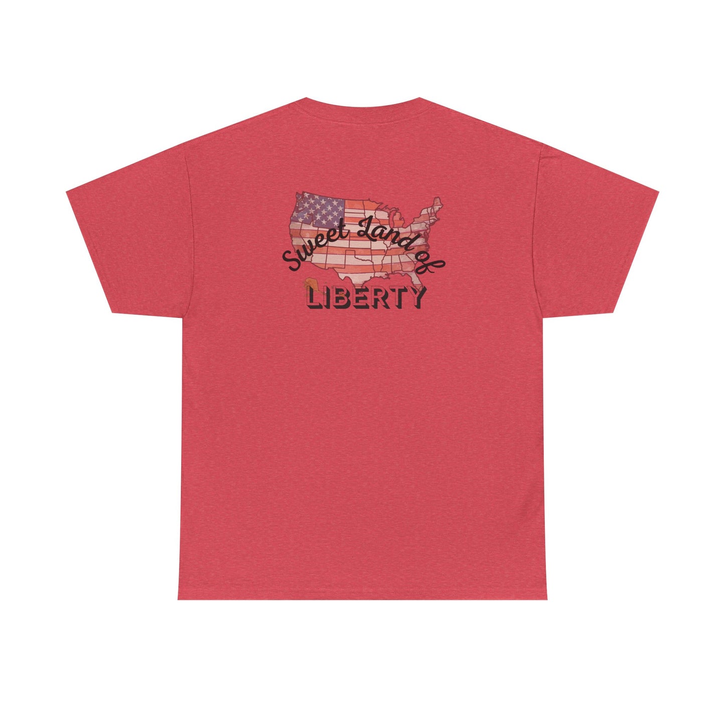 Patriotic Unisex Heavy Cotton Tee - Proud to be an American