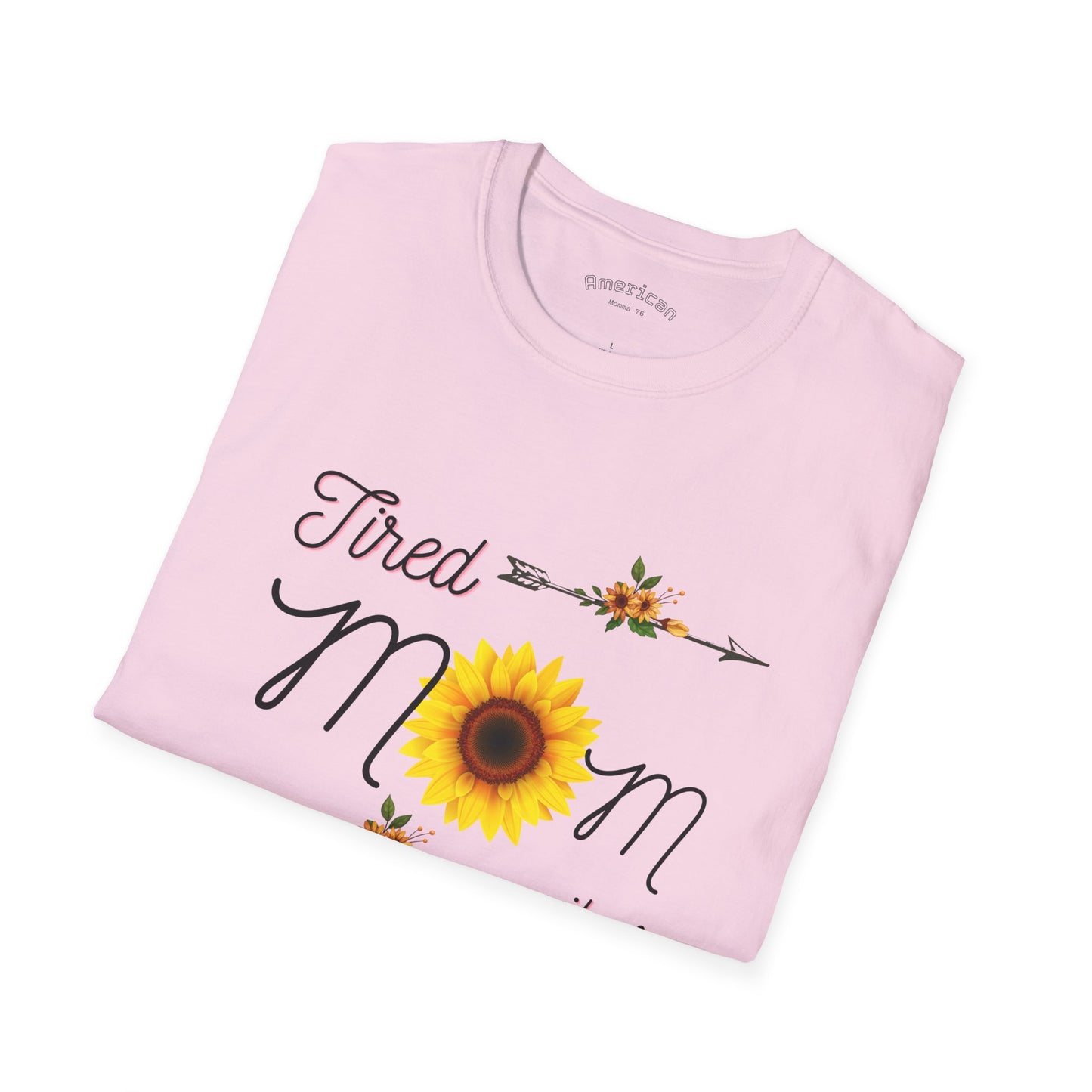 Tired Mom Vibes Unisex Softstyle T-Shirt