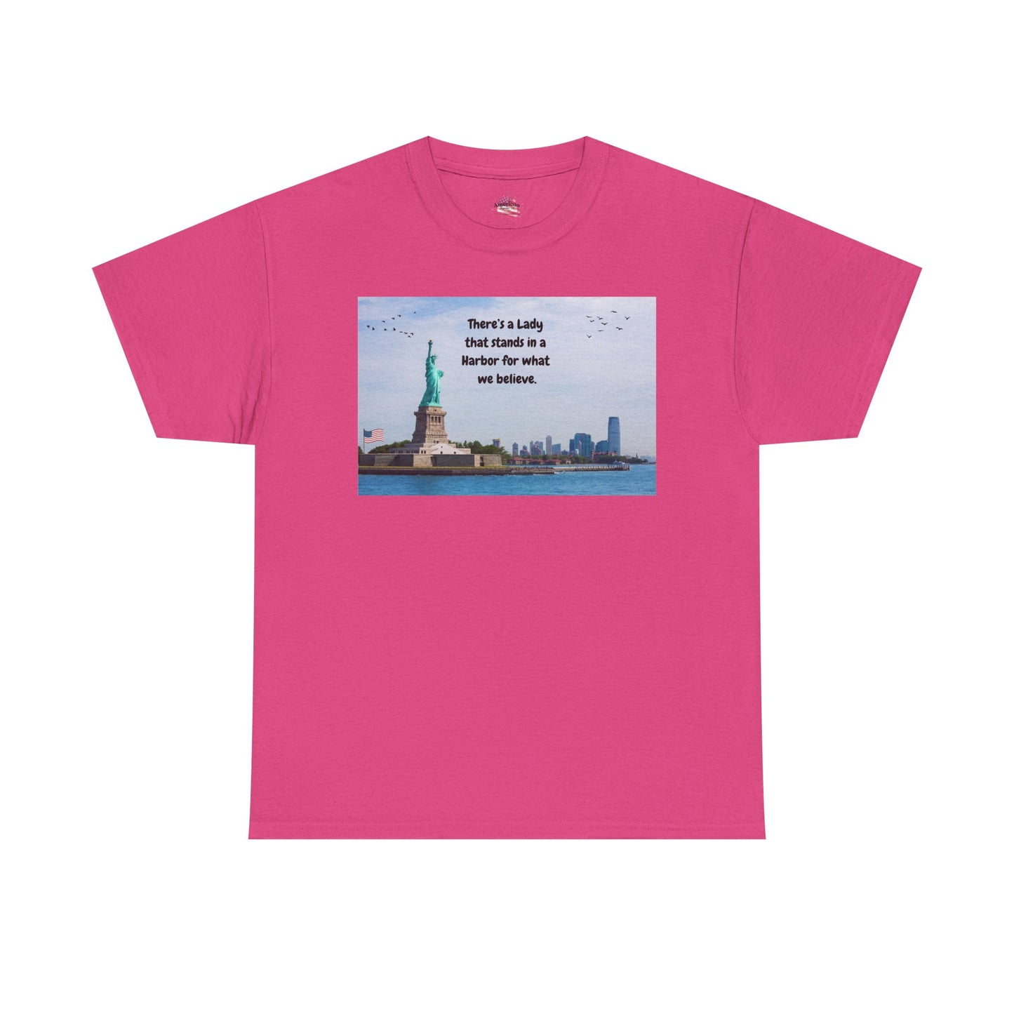 Unisex Heavy Cotton Tee with Lady Liberty Design, Inspirational Quote T-Shirt, Independence Day Gift, Patriot Apparel, New York [...]