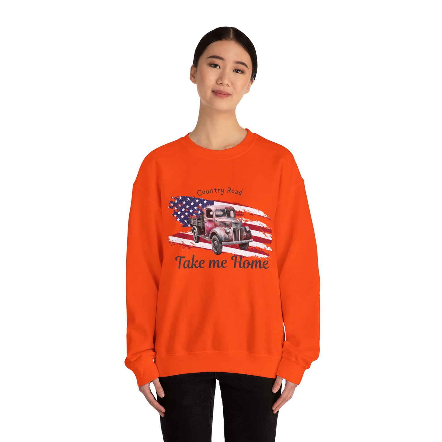 Country Road Vintage Truck Sweatshirt
