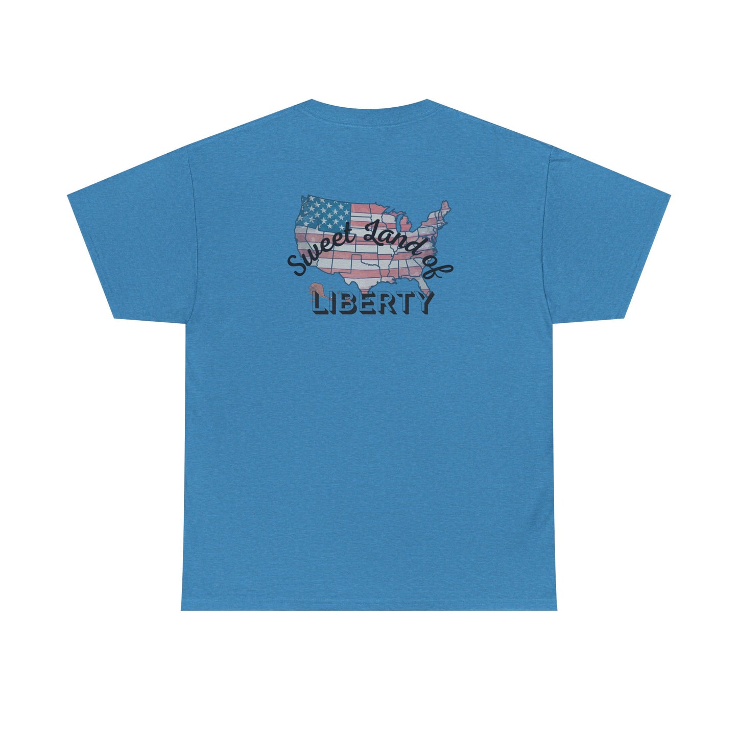 Patriotic Unisex Heavy Cotton Tee - Proud to be an American