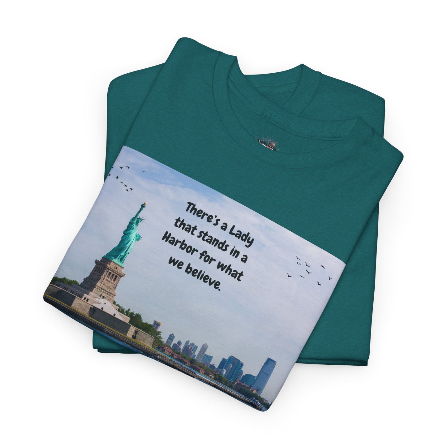 Unisex Heavy Cotton Tee with Lady Liberty Design, Inspirational Quote T-Shirt, Independence Day Gift, Patriot Apparel, New York [...]