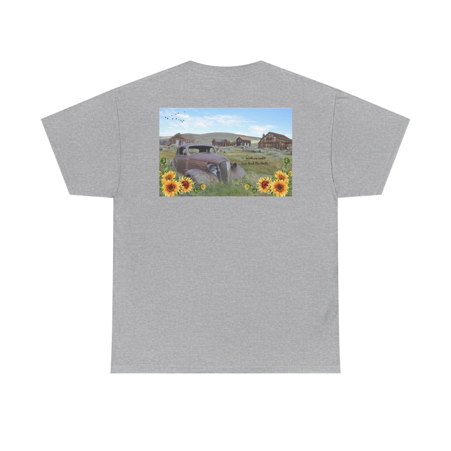 Sunflower Scenic Tee, Nature Lover T-Shirt, Summer Outfit, Gift for Her, Casual Wear