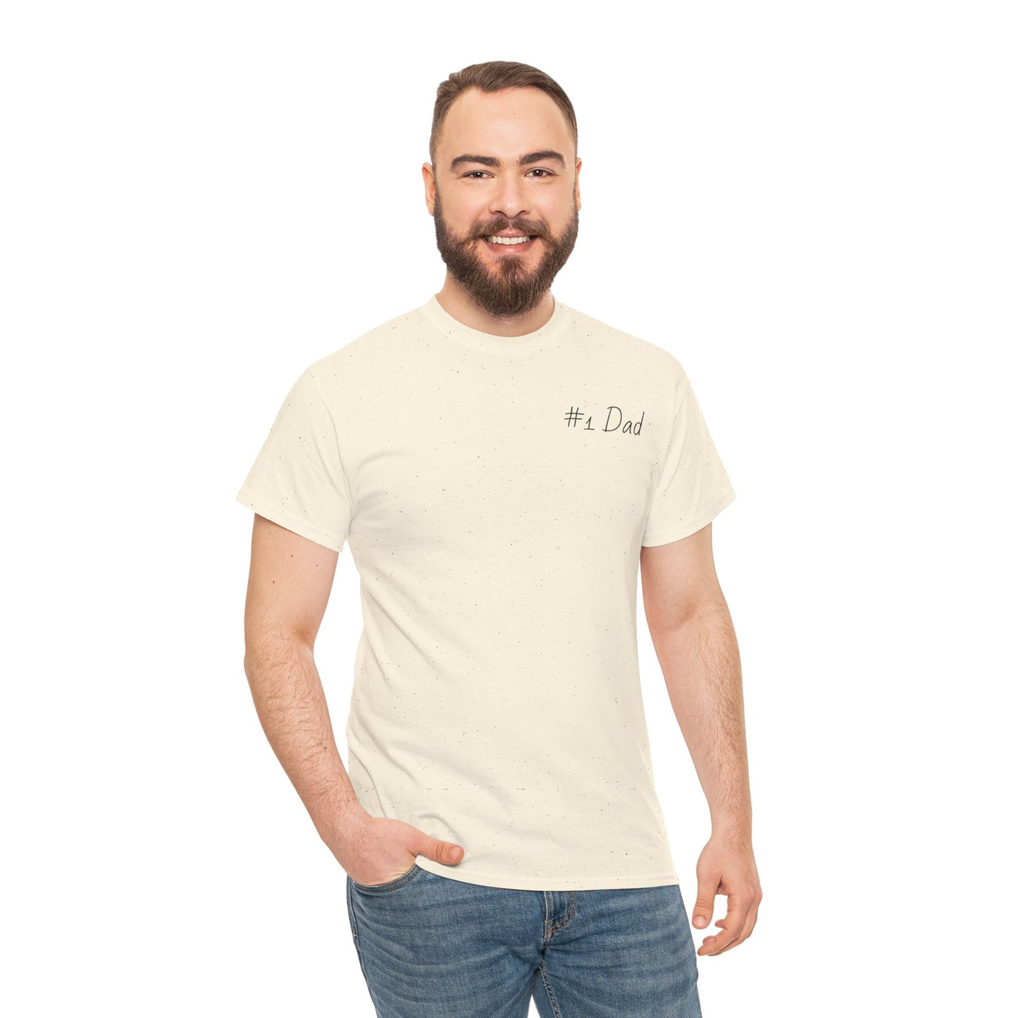 #1 Dad Unisex Heavy Cotton Tee - Best Dad Ever Shirt