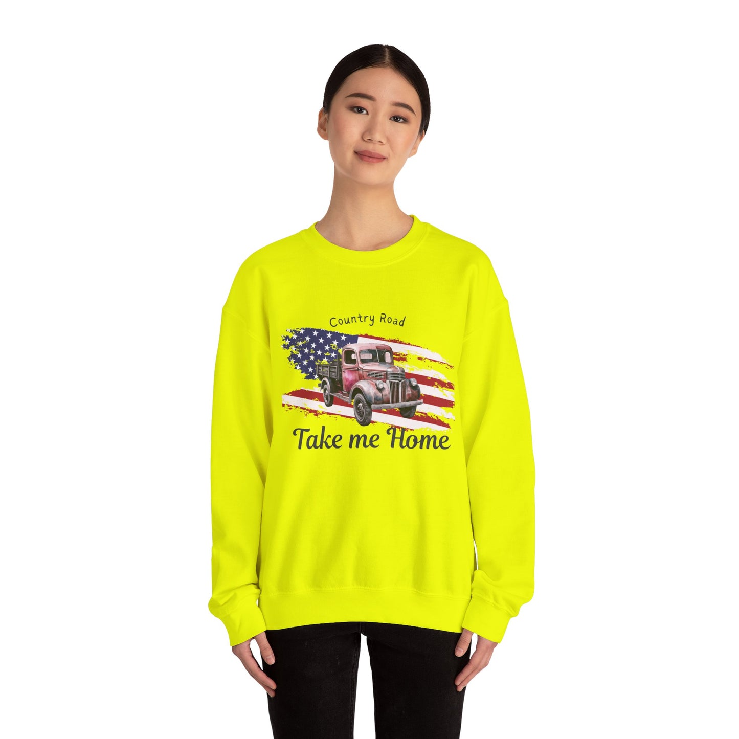Country Road Vintage Truck Sweatshirt