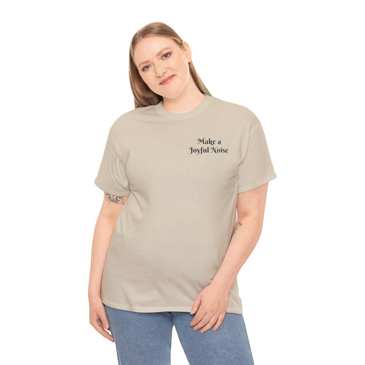 Make a Joyful Noise Unisex Heavy Cotton Tee - Music Lovers Shirt