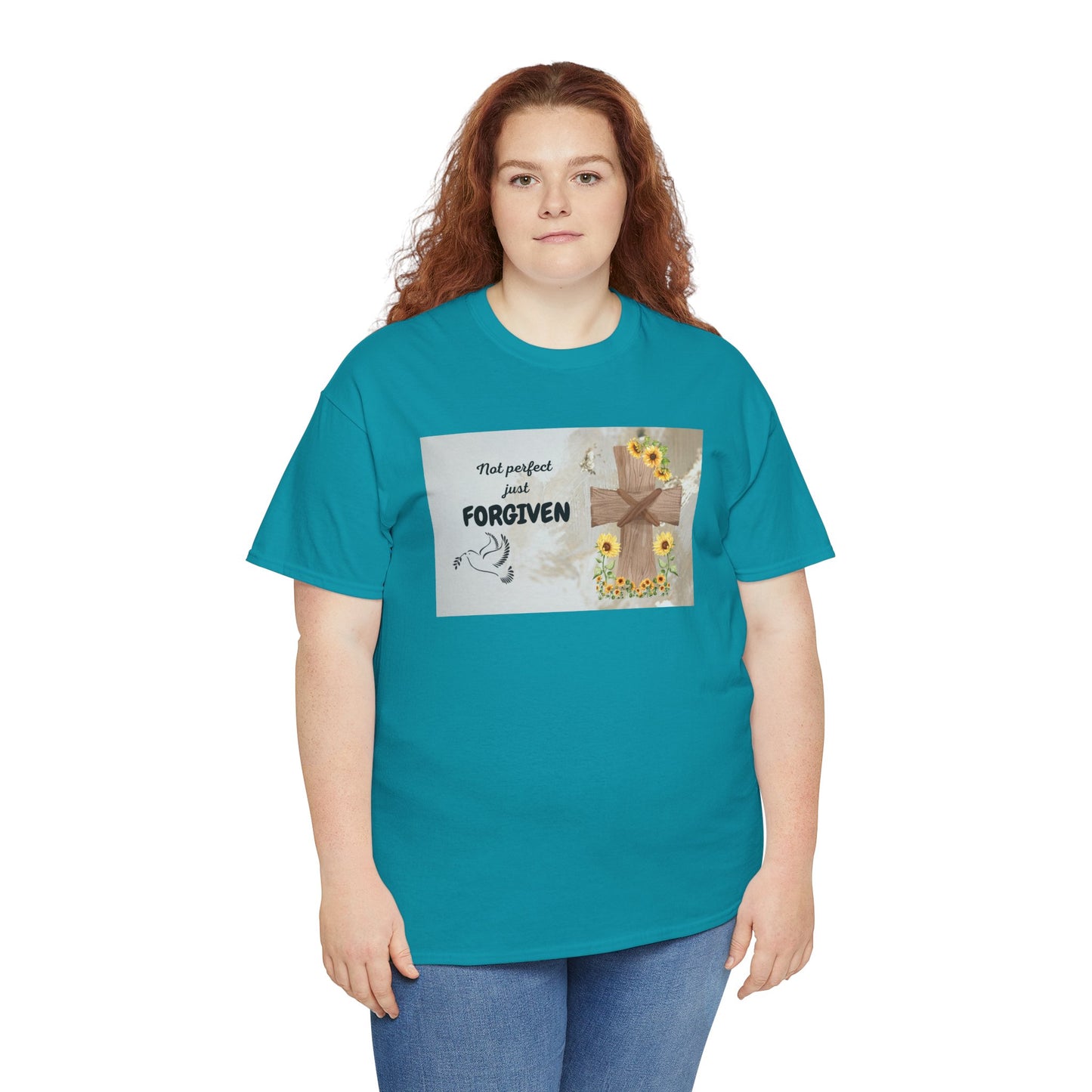 Forgiven Inspirational Tee, Unisex Cotton Shirt, Motivational Gift, Faith-Based Apparel, Summer Casual Wear, Spiritual Reminder