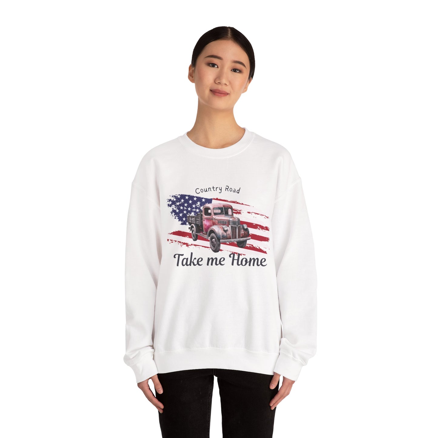 Country Road Vintage Truck Sweatshirt